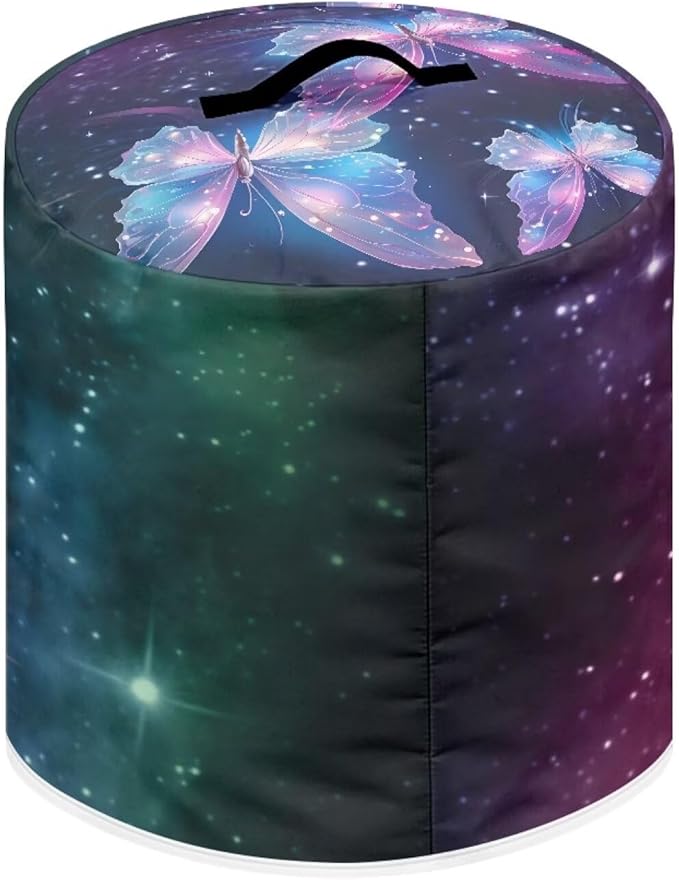 Colorful Butterfly Kitchen Appliance Cover Pressure Cooker Cover Hand Washable Foodi Cover Dust Cover Slow Cooker Bag Decorations for Kitchen Utensils