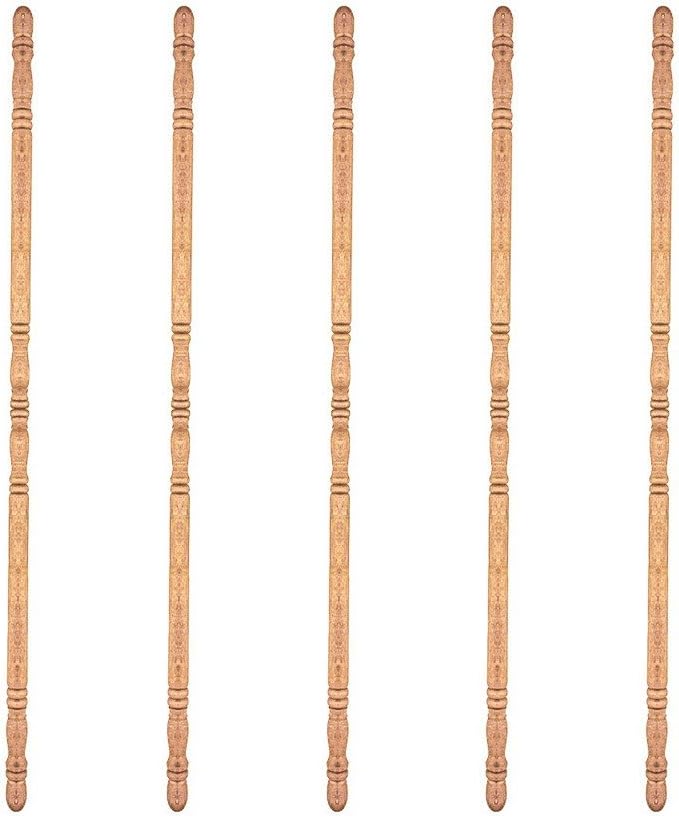 Renovators Supply Manufacturing Corner Protectors 39 1/4 in. Beechwood Edge Protector, Sanded Corner Guard Pack of 5