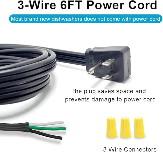 Universal Dishwasher Installation Kit,8 Ft Stainless Steel Dishwasher Hose,Burst Proof Water Supply Line with 3/8" Compression Connections