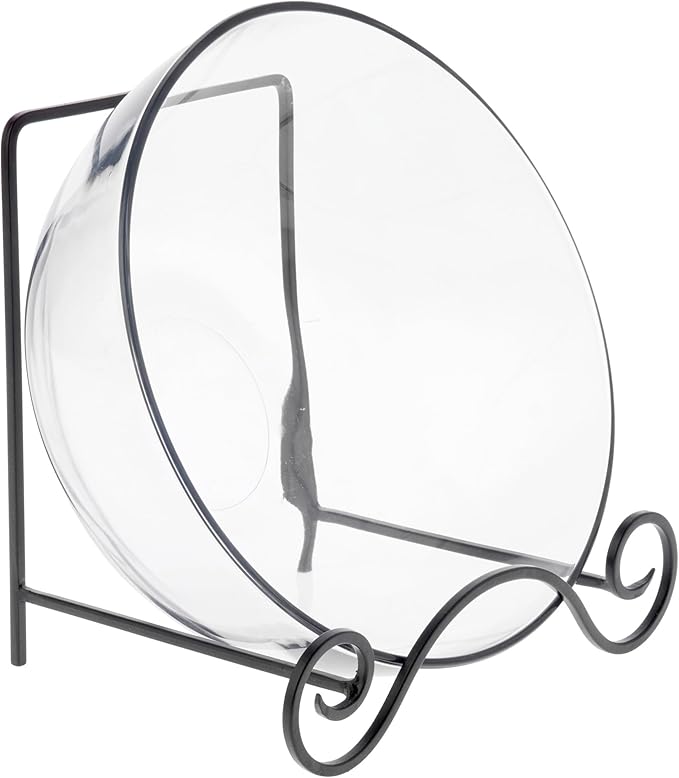 Bard's Wrought Iron Bowl or Deep Platter Stand, 9.375" H x 10.25" W x 7.625" D (For 12" - 16" Bowls or Deep Platters), Pack of 5