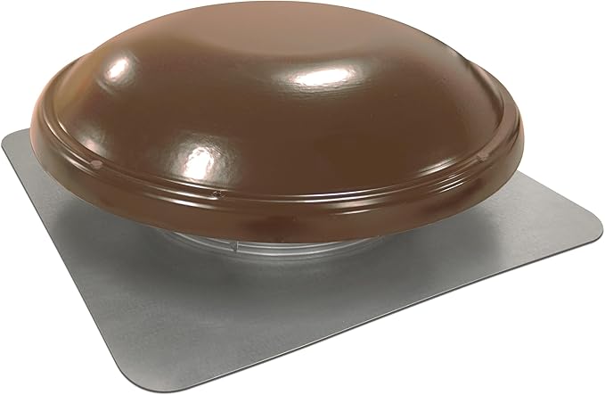 Master Flow GAF 1500 CFM Brown Power Roof Mount Attic Fan with Energy Cost Savings and High Airflow Capacity of upto 1500 cubic feet per minute for areas upto 2800 square feet