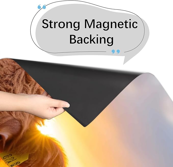 Funny Alpine Cow Dishwasher Magnet Cover Front Dishwasher Cover Decor Reusable Magnetic Door Cover Panel Decal Home Appliances Stickers Kitchen Refrigerator Fridge 23"x26"