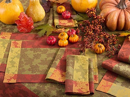 SARO LIFESTYLE Foliage Placemat, 13" x 19", Multi