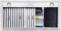 CT Copper Tailor Built-in Range Hood Insert/Liner 36 Inch,610 CFM Vent with 4-Speed Fan, LED Light, Dishwasher-safe Baffle Filter,Stainless Steel