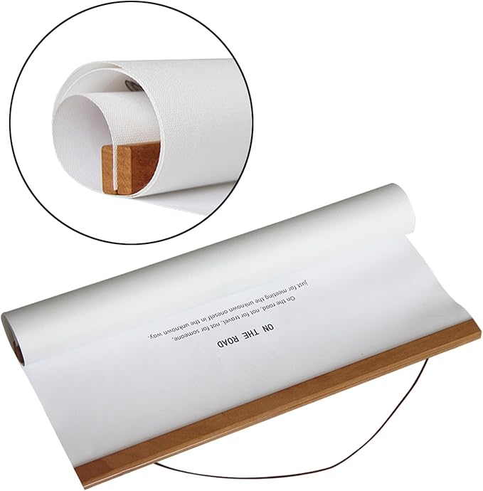 Miaowater 2 Pack Magnetic Poster Frame Hanger,44x24 44x32 44x28 Light Wood Wooden Frames Hangers for Photo Picture Art Canvas Print Artwork Wall Hanging Teak Wood 44''