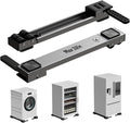 Appliance Rollers Heavy Duty,Newest Extendable Appliance Sliders,Liftable Washing Machine Base,Easily Move Washer and Dryer Machines,Refrigerators,Furniture-Grey