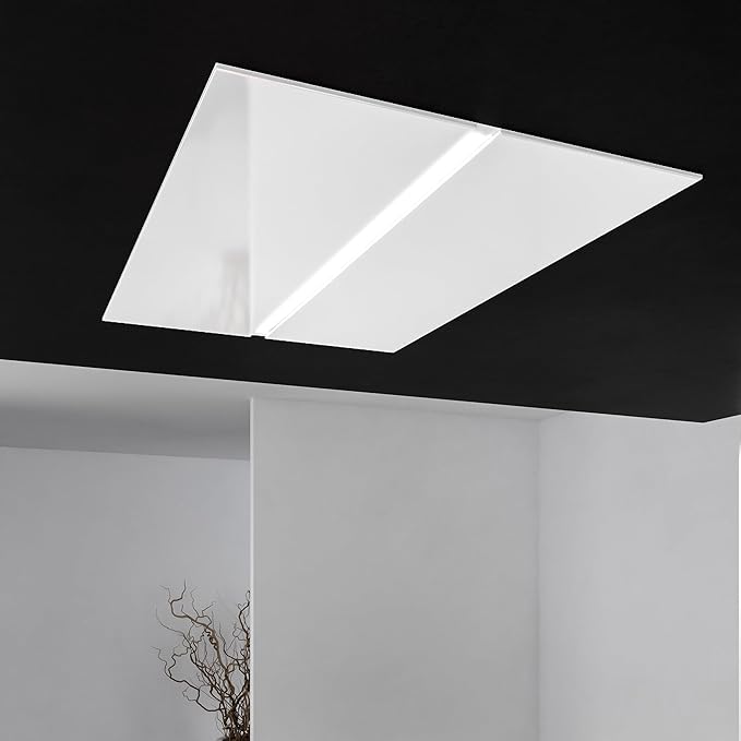 Futuro Futuro IS36SAVONA-WHT Ceiling Mount Range Hood, White, 36x23.6x11 inch, LED Lighting, 4-Speed, 940 CFM, White Glass, 0.5-3.2 Sones, Remote Control