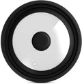 Large Silicone & Glass Universal Lid (10.5 to 12 Inches) - BPA-Free Silicone Lid with Stay Cool Handle & Tempered Glass Top - Dishwasher Safe - Universal Lid for Pots, Pans, Skillets, Cast Iron