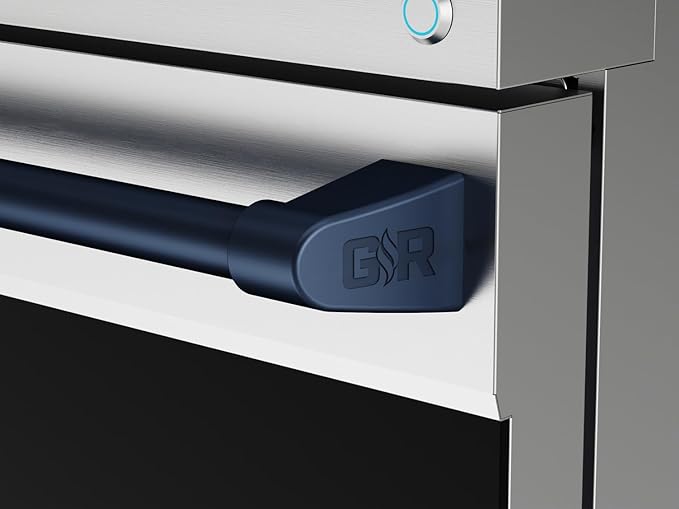 Gordon Ramsay by THOR Kitchen 48 Inch Professional Gas Range with Double Oven in Stainless Steel/Blue