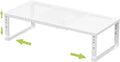 Expandable Adjustable Stackable Kitchen Organizer, Spice Rack,Metal Pantry Storage Shelves Racks,Counter Shelf for Cabinets, Countertop, Cupboard (1 Pack/Large/White)