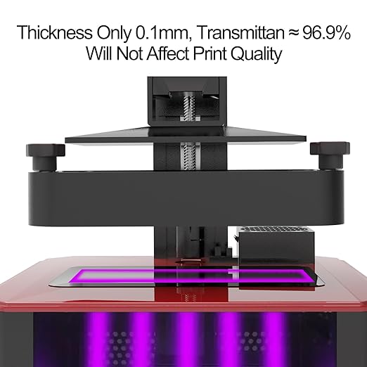5PCS 9.3″ LCD Screen Protector Film - Scratch-Resistant High Light Transmittance Protective Films for Phrozen Sonic Mighty 4K