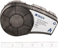 Brady Authentic (M21-375-499-TB) Multi-Purpose Nylon Label for General ID, Wire Marking, and Lab Labeling, Black on White - Designed for M210, M210-LAB, M211, BMP21-PLUS and BMP21-LAB Label Printers