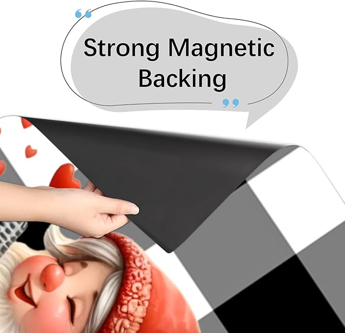 Valentine Day Gnome Cute Dishwasher Magnet Cover Magnetic Dishwasher Decorative Cover Front Dishwasher Door Covers Reuseable Dishwasher Covers Decal for Kitchen Home Decorative