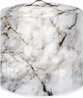 Dust Cover for 6 Quart Instant Pot, Dust Protection Easy Clean Pressure Cooker Cover Electric Appliance Cover Air Fryer Accessories Home Kitchen Decoration, White Grey Marble