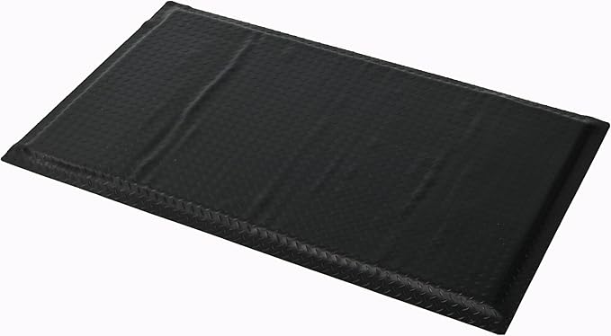 Nisorpa Anti Fatigue Mats Industrial 3' x 6' Ergonomic Standing Mat 15/16" Extra Thick Cushioned Shop Floor Mats Kitchen Mats Heavy Duty Commercial Diamond Plate Support for Leg & Back Pain, Black
