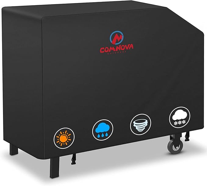 Comnova Griddle Cover for Blackstone Griddle 28 Inch - 600D Flat Top Griddle Cover for Blackstone 28" Single Shelf Griddle Heavy Duty Waterproof, Outdoor Cover for Black stone 1517, Tailgater and More