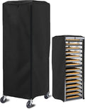 Sealcover Pan Rack Cover, High Density Waterproof and Dustproof Bread Rack Cover, 23"x28"x64", Bakery Single Rack Covers.