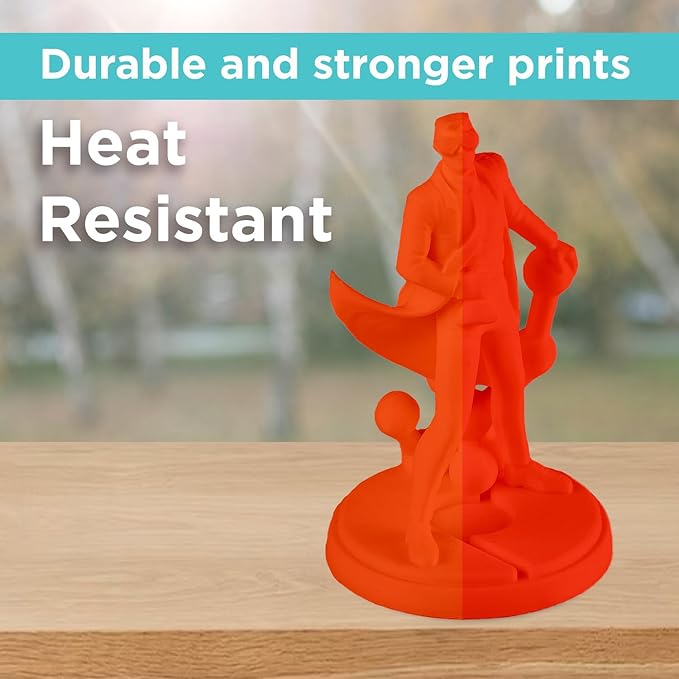 Polymaker Neon ABS Filament 1.75mm, Neon Orange 3D Printer Filament 1.75mm Heat Resistant 1kg - UV Reactive ABS 3D Printing Filament 1.75mm, Strong & Durable, Dimensional Accuracy +/- 0.03mm