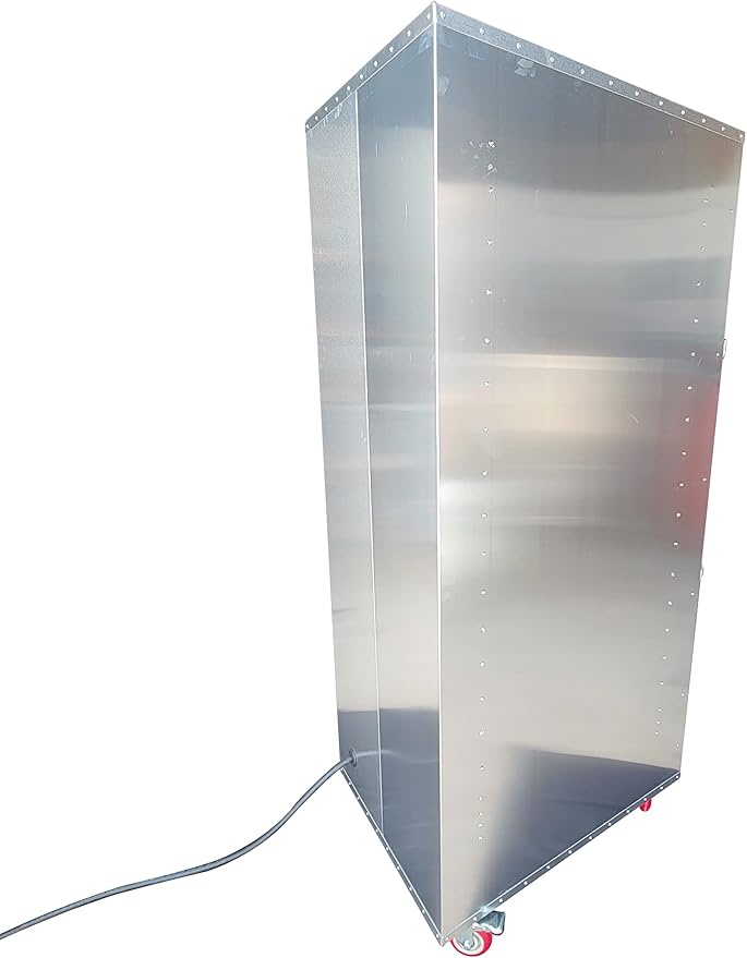 HeatMax 6 Foot Large Commercial Electric Food Warmer Holding Cabinet. Made in USA with Service and Support, Fits Full Size Pans, Churches, Schools, Catering, Fully Assembled, 120V Plug