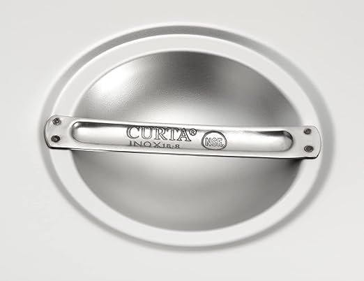 CURTA 6-Pack 1/4 Size Steam Table Pan Cover With Handle, NSF, Hotel Pan Lid, Catering Food Lid