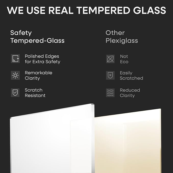 Homeforia 11x22 Newspaper Frame Wooden, High End Natural Oak 11 x 22 Picture Frame Light Wood without Mat, 22x11 Poster Frames for Wall, 11by22 Display Photo Frames, Tempered Glass, Wall Kit, Set of 1