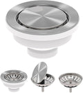 KRAUS Stainless Steel Versi Drain Assembly with FlipCap, ST-4