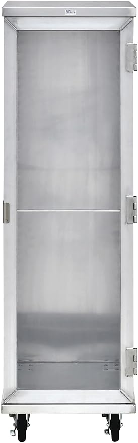 Commercial Enclosed 40-Tier Aluminum End Load NSF Bun Pan Rack with Clear Acrylic Door (28W-613)