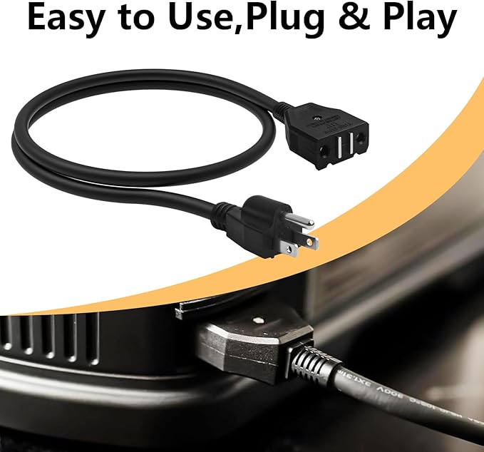Break-Away Magnet Power Cord for Masterbuilt 10L XL Electric Turkey Fryers MB20012420 MB20010326 Breakaway Safety Deep Fryer Cord Parts & Accessories
