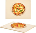 Professional Pizza Stone for Oven – 13.8x17.7 Inch Cordierite Baking Stone Board, Grill & BBQ Safe, Heavy Duty for Perfect Crust (35x45cm)