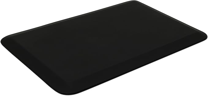 GelPro NewLife Designer Comfort Ergo-Foam Anti-Fatigue Kitchen Floor Mat, 20"x32", Leather Grain Jet