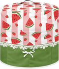 Round Pressure Cooker Cover 6 qt,Cute Watermelon Pattern Kitchen Appliance Cover Dust Cover with Pockets,Rice Cooker Cover,Air Fryer Cover,Toaster Cover,Oven Cover