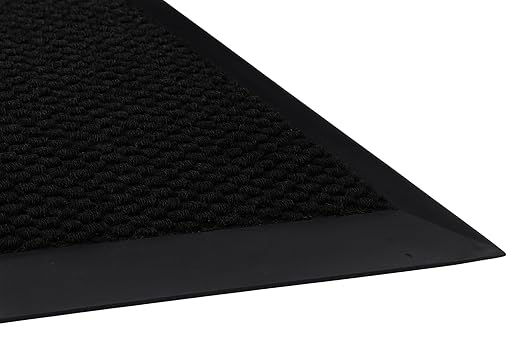 Guardian UG060835 Elite Guard Berber Indoor/Outdoor Floor Mat, 72" x 96", Black