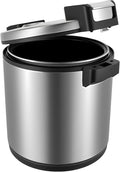 6-Gal Electric Rice Warmer | Two Temperature Settings | 110V 110W Commercial Food Warmer with Flip Lid & Rice Spoon for Parties, Festival Banquets, Catering (Stainless Steel/American plug 110V)