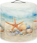 Dust Cover for 8 Quart Pressure Cooker Accessories, Dust Proof Easy to Clean Electric Appliance Cover Air Fryer Accessories with Pocket, Watercolor Starfish Seashell