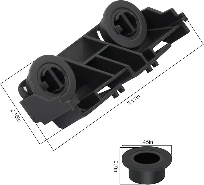 2 Pack WD28X27241 AP6990367B Dishwasher Rack Carrier And Roller Kit Compatible with GE Haier Dishwasher replaces WD12X10439, WD12X10446, WD12X10447, WD12X22657, WD12X22656