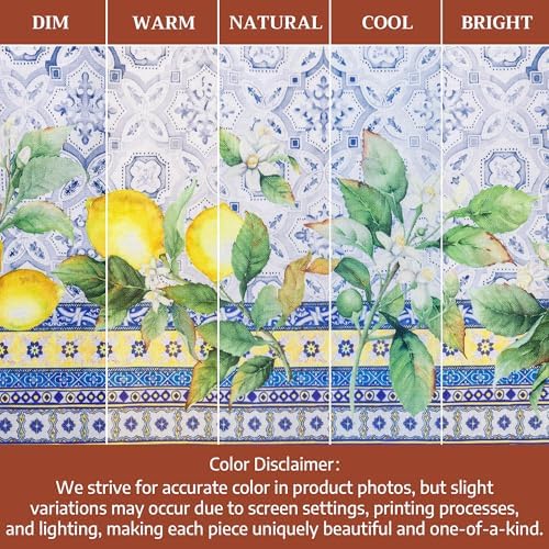 Maison d' Hermine Placemats Set of 4 Reusable 100% Cotton (13"x19")