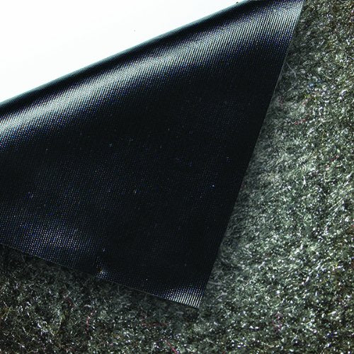 Guardian Silver Series Indoor Walk-Off Floor Mat, Vinyl/Polypropylene, 3'x6', Charcoal