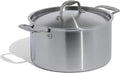 Made In Cookware - 8 Quart Stainless Steel Stock Pot With Lid - 5 Ply Stainless Clad - Professional Cookware - Crafted in Italy - Induction Compatible