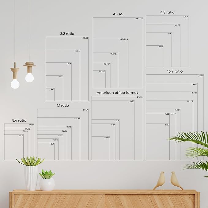Homeforia 9x11 Rose Gold Frame, High End Metal 9 x 11 Picture Frames with Mat 6 by 8 inch Photo, 9by11 Poster Frame Matted to 6x8 Print, 11x9 Wall or Tabletop Frame, Tempered Glass, Wall Kit, Set of 1