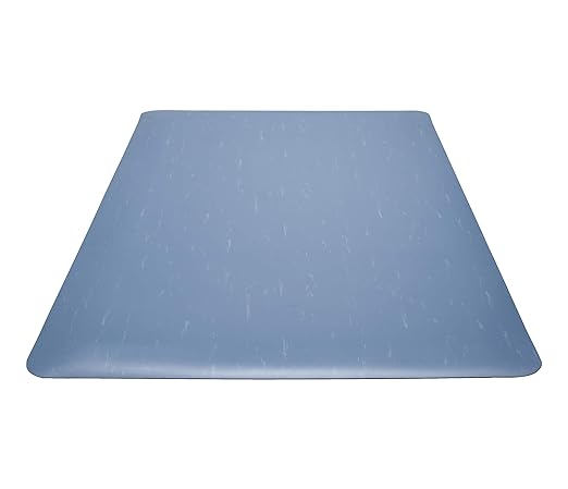 Guardian Marble Top Anti-Fatigue Floor Mat, Vinyl, 3'x5', Blue