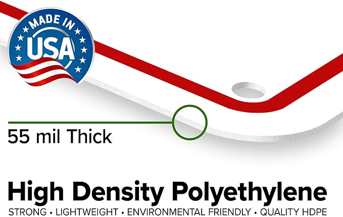 Custom Arrow,Custom Directional Sign, Down Arrow,10x14 Inches, 55 mil thick HDPE (high density polyethylene), Made in USA by My Sign Center