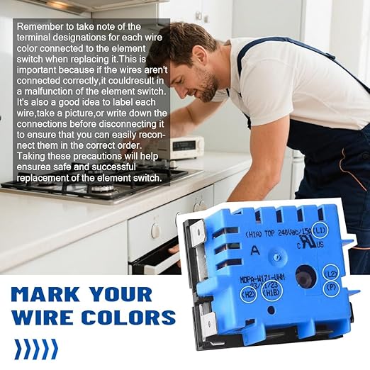 W10434452 Dual Infinite Stove Control Switch – Replaces WPW10434452, 2118918, AP6021365, PS11754687, EAP11754687 – Compatible with Whirlpool, Maytag, Amana, KitchenAid Electric Ranges