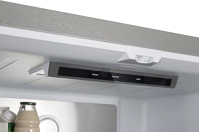Hamilton Beach HBF1770 French Door Counter Depth Refrigerator with Freezer Drawer, 17.7 cu ft, Stainless Steel (Full Size)