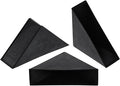 uxcell 20Pcs Plastic Corner Protectors 18x71mm Right Angle Shape Glass Corner Guards Cushion for Corner Protection of Glass, Mirror, Tile, Black