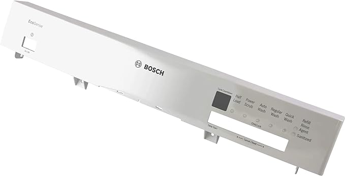Bosch 00683958 Genuine OEM Control Panel (Gray) for Bosch Dishwashers