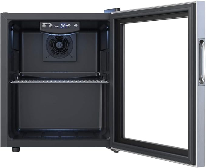 EdgeStar BWC71 18 Inch Wide 52 Can Capacity Extreme Cool Beverage Center - Stainless Steel