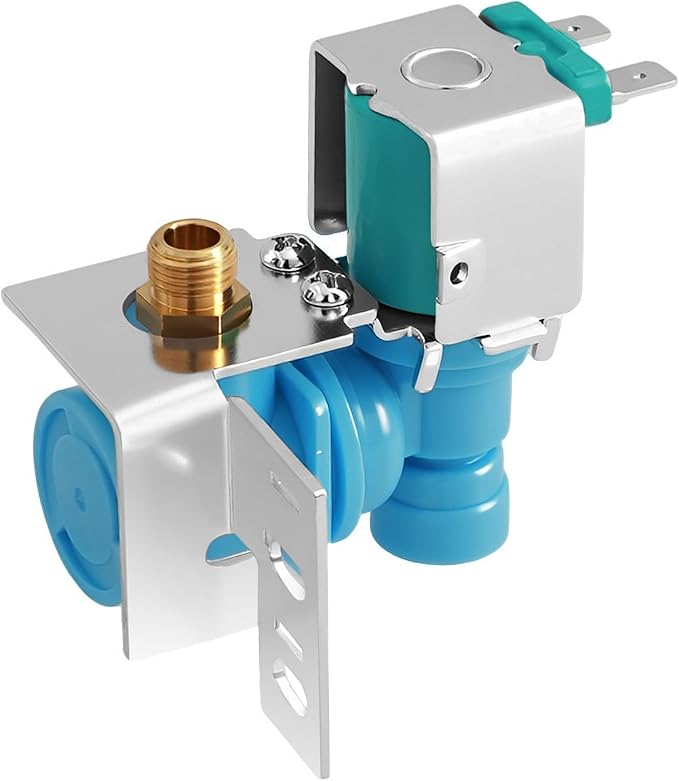 Upgraded 242252603 Refrigerator Ice Maker Water Inlet Valve, for Electrolux Frigidaire kenmore Icemaker Solenoid Valves, Replacement parts AP5671756 241803701 PS7784017 241803703 218475600 218720400