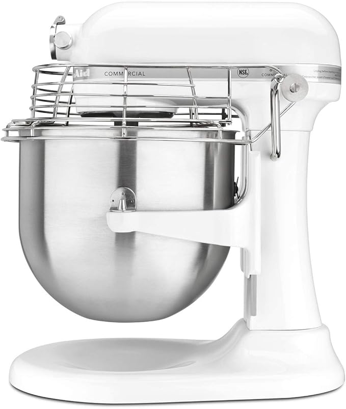KitchenAid Commercial Series 8 Quart Bowl-Lift Stand Mixer with Stainless Steel Bowl Guard - KSMC895