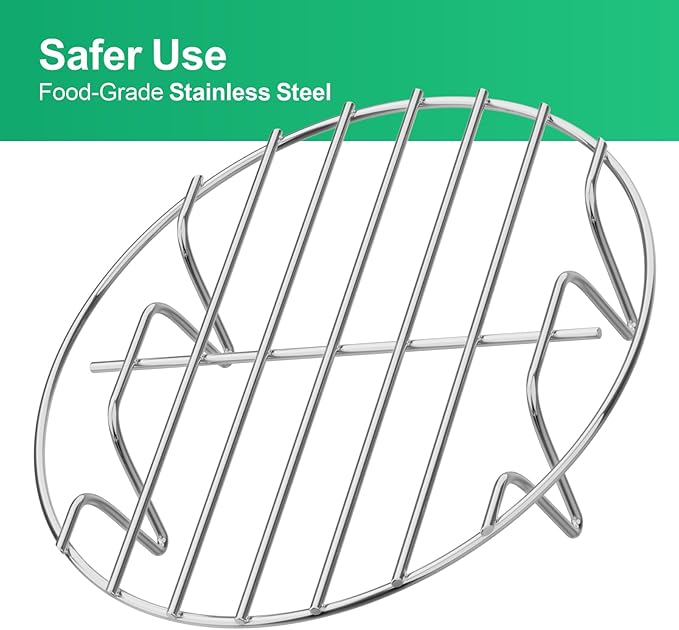 GSlife Instant Pot Steamer Rack - Stainless Steel Instant Pot Accessories, 2 Pack Steam Rack for 3, 6, 8 Qt Pressure Cooker, Cooking Cooling Steaming Baking Rack 7''