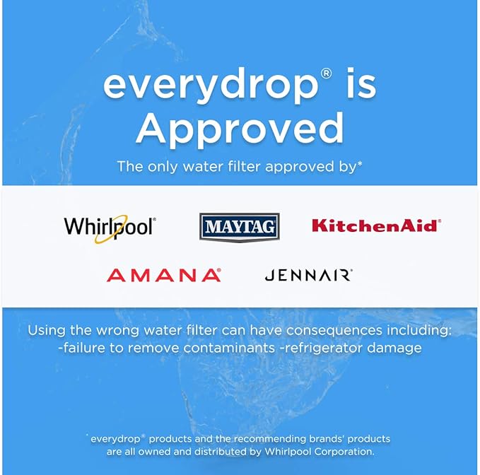 everydrop® by Whirlpool Ice and Water Refrigerator Filter 5, EDR5RXD1, Single-Pack